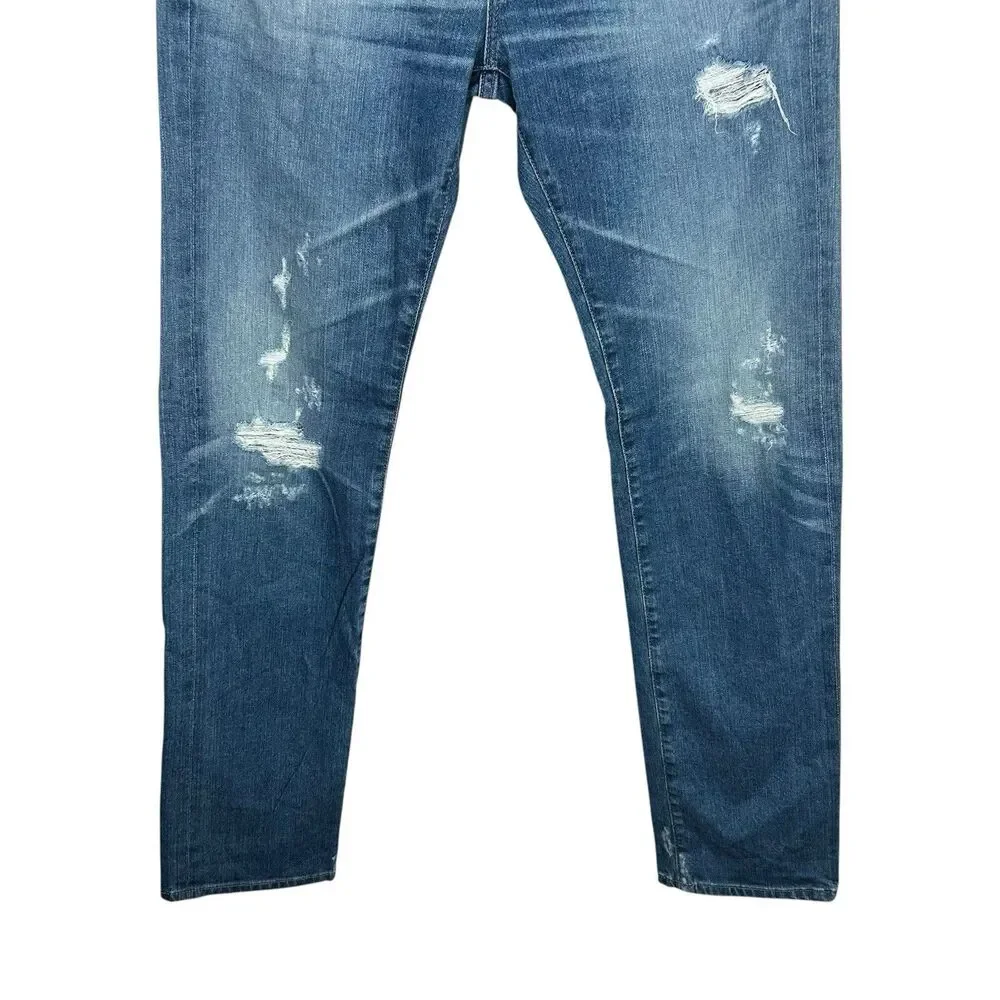 AG Adriano Goldschmied Matchbox Jeans Mens 32 Distressed AG-ED Denim Casual NEW